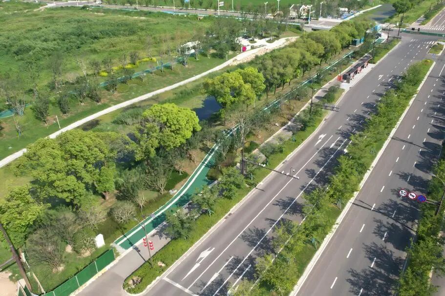 南京市龍袍新城楊莊河路(北一路-通玉路)兩側公園項目通過竣工驗收